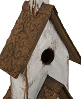 Glitzhome Extra-Large Rustic Wood Birdhouse