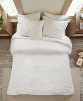 Madison Park Bahari Palm Tufted 3-Pc. Duvet Cover Set