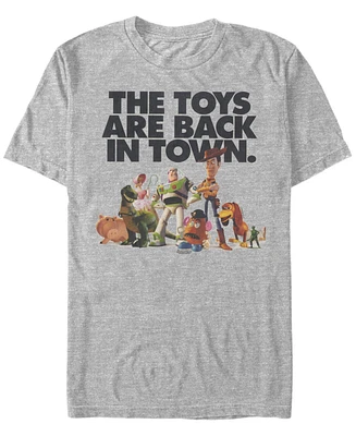 Disney Pixar Men's Toy Story Toys Are Back In Town Short Sleeve T-Shirt