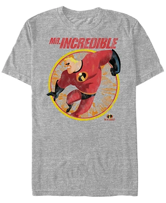 Disney Pixar Men's The Incredibles Strong Pose Short Sleeve T-Shirt