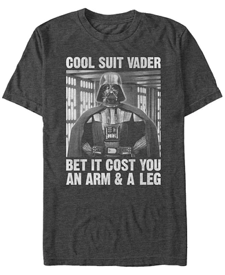 Star Wars Men's Classic Cool Suit Darth Vader Short Sleeve T-Shirt