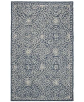 Lauren Ralph Lauren Etienne LRL6603M Blue and Ivory 8' X 10' Area Rug