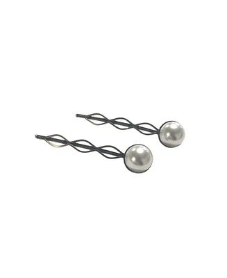 Soho Style Imitation Pearl 2 piece Bobby Pin