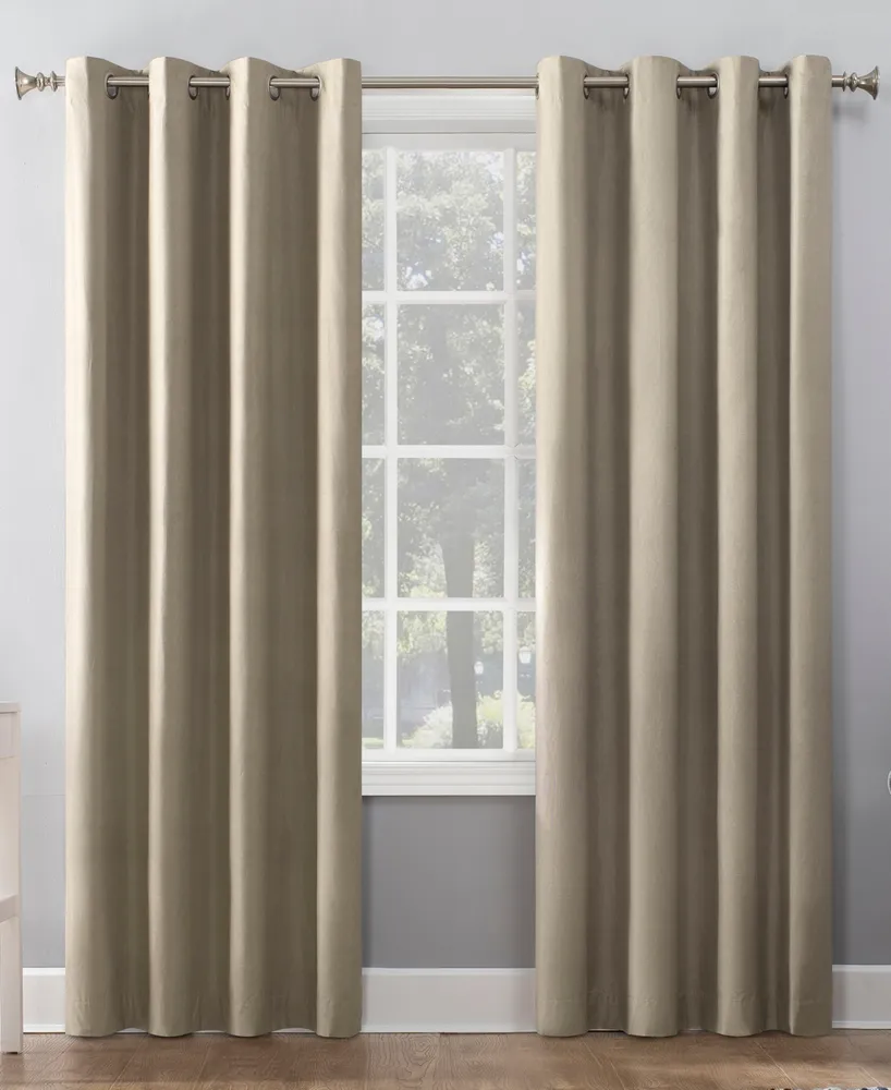 Duran Thermal Insulated 100% Blackout Grommet Curtain Panel