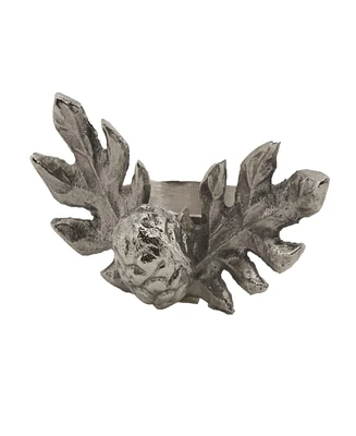 Saro Lifestyle Pinecone Design Rustic Style Napkin Ring, Set of 4