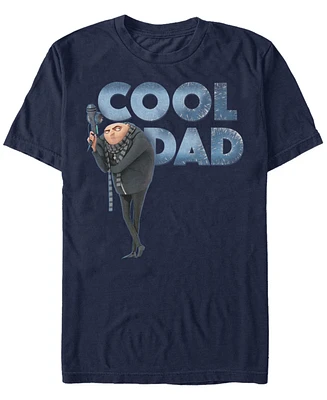 Minions Illumination Men's Despicable Me Gru The Cool Dad Short Sleeve T-Shirt