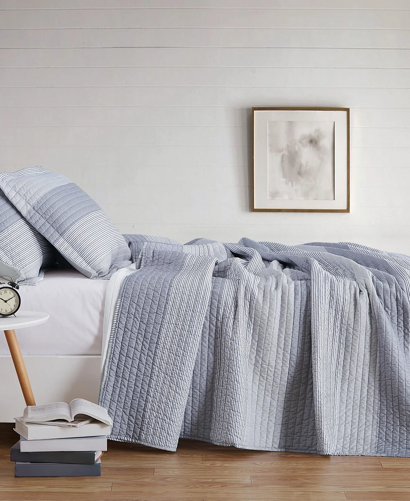 Truly Soft Multi Stripe 3-Pc. Quilt Set, Full/Queen