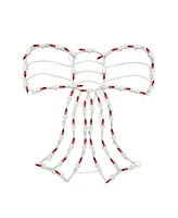 Northlight 14" Lighted Red Bow Christmas Window Silhouette Decoration