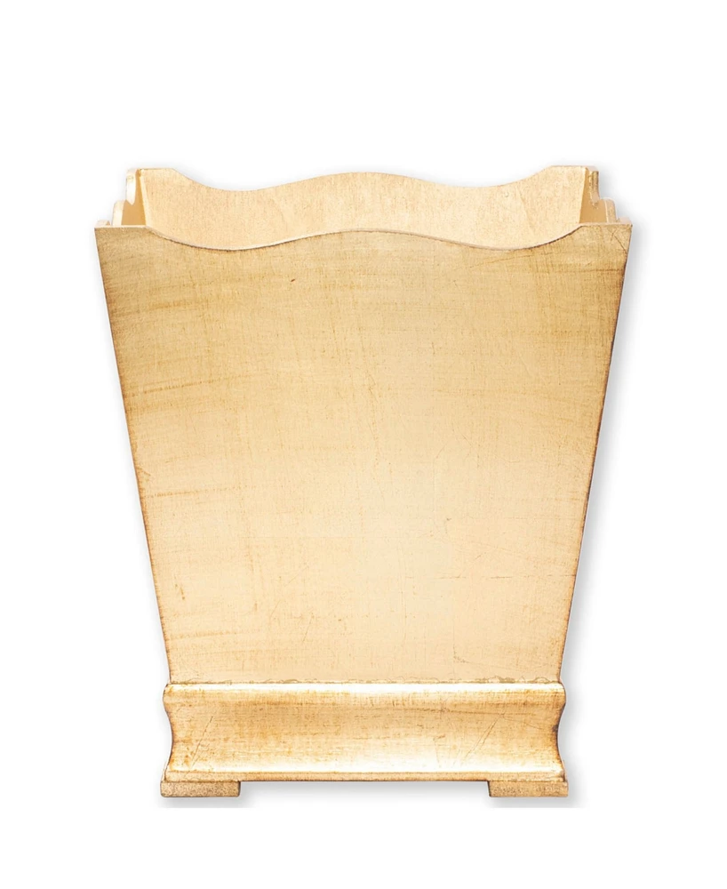 Vietri Florentine Wooden Waste Basket