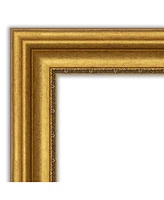 Amanti Art Parlor Gold-tone Framed Bathroom Vanity Wall Mirror, 33.62" x 27.62"