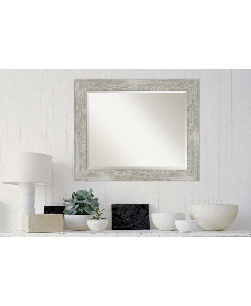 Amanti Art Dove Framed Bathroom Vanity Wall Mirror, 33.88" x 27.88"