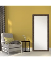 Amanti Art Ridge Framed Floor/Leaner Full Length Mirror, 29.5" x 65.50"