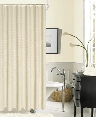 Dainty Home Waffle Weaved Shower Curtain, 70" x 72"