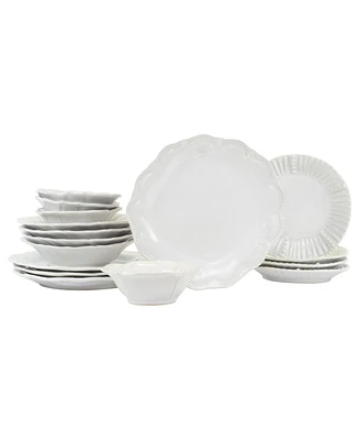 Vietri Incanto Stone 16 Pc. Dinnerware Set, Service for 4