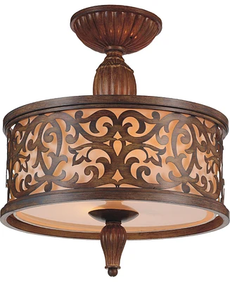 Cwi Lighting Nicole 3 Light Flush Mount
