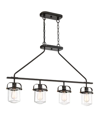 Designers Fountain Jaxon 4 Light Linear Chandelier
