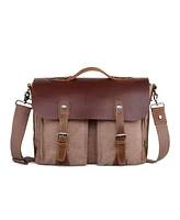 Tsd Brand Hudson Canvas Messenger Bag