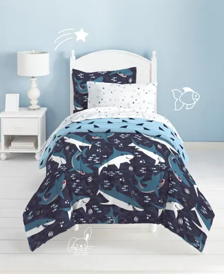 Dream Factory Sharks -Piece Comforter Set