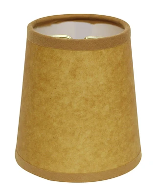 Cloth&Wire Slant Hardback Chandelier Lampshade with Flame Clip