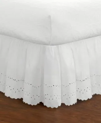 Fresh Ideas Ruffled Eyelet 18 Drop Bed Skirts