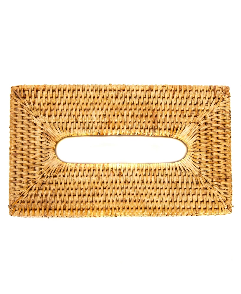Artifacts Rattan Rectangular Tissue Box Cover