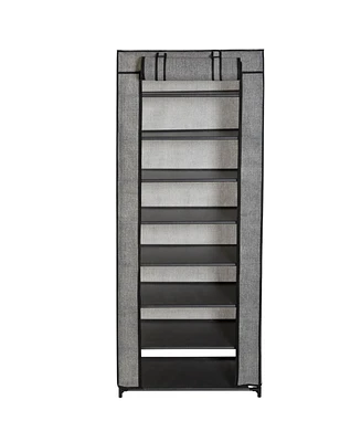 Simplify 8 Tier Shoe Organizer with Cover