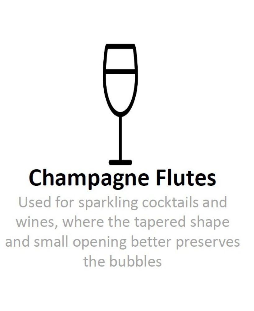 Octavie Flute Champagne Glass, 5.5 oz