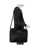 McKlein Walton, 17" Expandable Double Compartment Laptop Briefcase