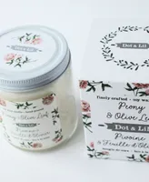 Dot & Lil Peony Olive Soy Candle