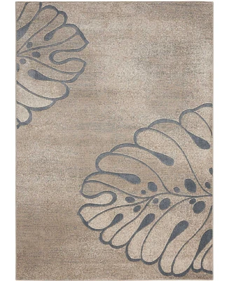Long Street Looms Samuel SAM04 Beige 5'3" x 7'3" Area Rug