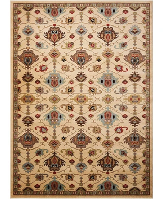 Long Street Looms Modino MOD02 Ivory 5'3" x 7'3" Area Rug
