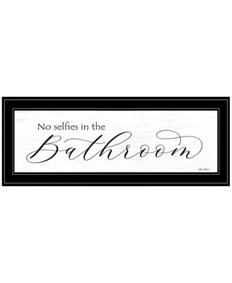 Trendy Decor 4u No Selfies In The Bathroom By Lori Deiter Ready To Hang Framed Print Collection