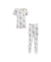 Touched by Nature Toddler Girls and Boys Elephant Tight-Fit Pajama Set, Pack of 2