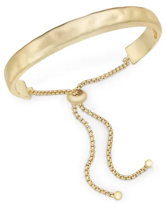 Style & Co Hammered Bolo Bracelet, Created for Macy's