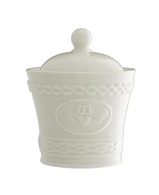 Belleek Claddagh Sugar Bowl