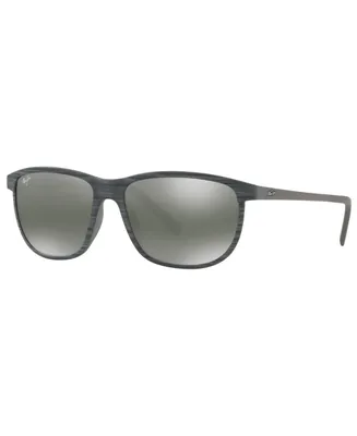 Maui Jim Unisex Dragon's Teeth Polarized Sunglasses, MJ000608