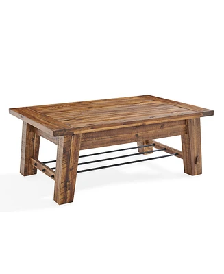 Alaterre Furniture Durango Industrial Wood Coffee Table