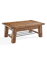 Alaterre Furniture Durango Industrial Wood Coffee Table