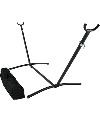 Brazilian Portable Steel Hammock Stand for Outside with Carrying Case - 400-Pound Capacity Hammock Frame
