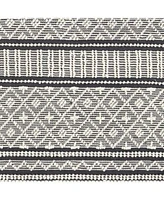 Livabliss Farmhouse Tassels Fts 2300 Charcoal Rug