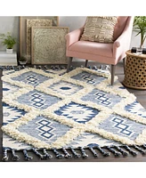 Closeout! Livabliss Apache Apa-2304 Navy 8' x 10' Area Rug