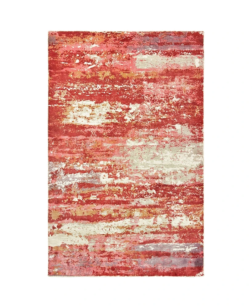 Oriental Weavers Formations 70004 Pink 8' x 10' Area Rug