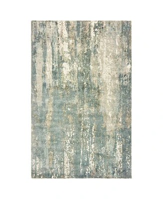 Oriental Weavers Formations FOR02 Blue 8' x 10' Area Rug