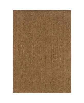 Oriental Weavers Karavia 2061N Tan 7'10" x 10'10" Outdoor Area Rug