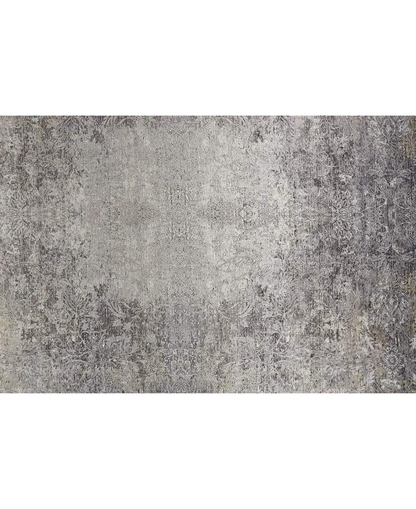 Feizy Sarrant R3964 Brown 2'8" x 12' Runner Rug