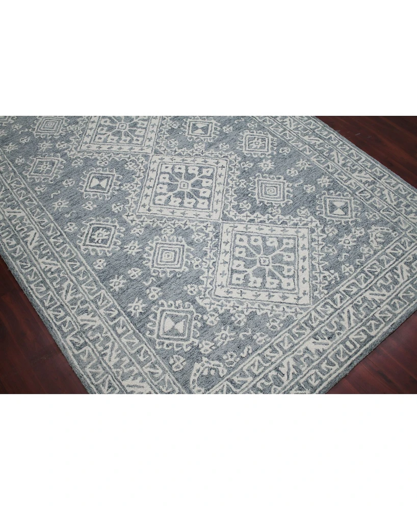 Amer Rugs Boston Bos-61 Slate 5' x 7'6" Area Rug
