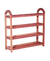 Cedar Shoe Rack
