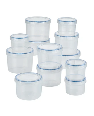 Lock n Lock Easy Essentials 24-Pc. Twist Food Storage Containers