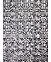 Closeout! Bashian Plymouth Ply-03 Charcoal 3'6" x 5'6" Area Rug