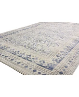 Closeout! Bashian Mesa Mes-05 Ivory, Blue 3'6" x 5'6" Area Rug